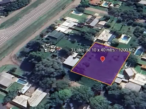Terreno en Venta 30  mts Frente