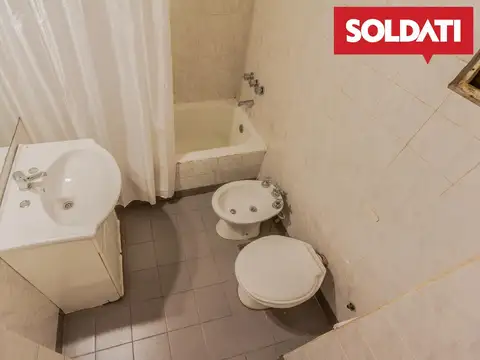 Departamento 3 ambientes con 1 baño
