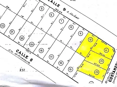 Terreno en Venta 43  mts Frente