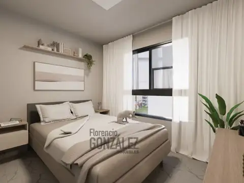 Departamento Monoambiente con 1 baño