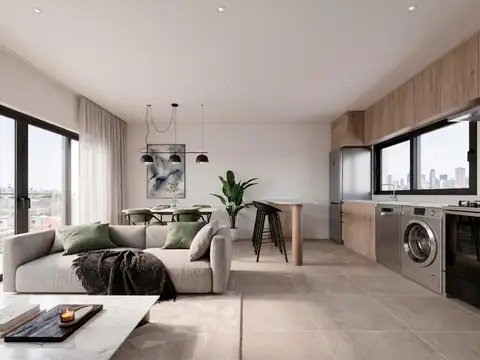 Departamento semipiso, dos ambientes, a estrenar