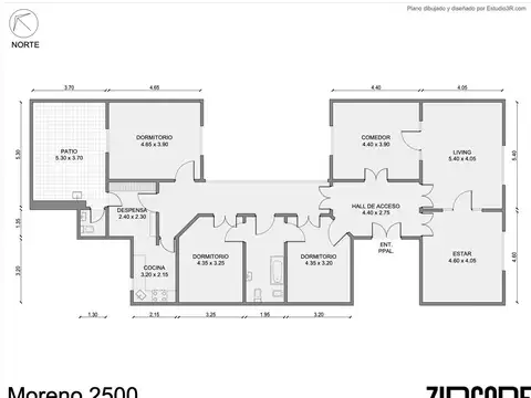 Departamento en Venta de 3 dormitorios