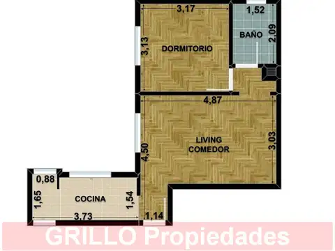 Departamento en Alquiler de 2 ambientes