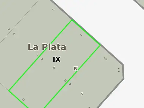 Terreno en Venta de 360,0 m2