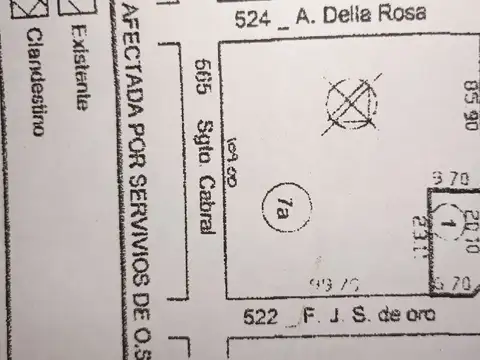 Fray justo Santa  María de Oro 5500