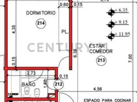 Departamento en Venta con 1 cochera
