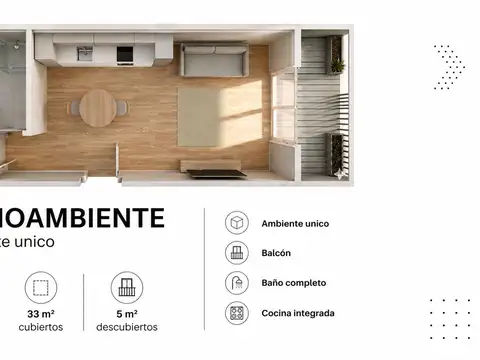 Departamento en Venta en Santos Lugares, USD 43.500