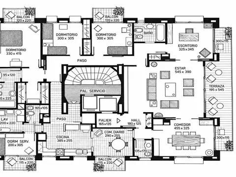 Departamento en Alquiler de 5 ambientes