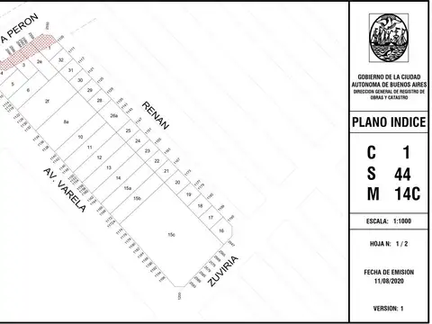 Terreno en Venta en Flores, USD 165.000