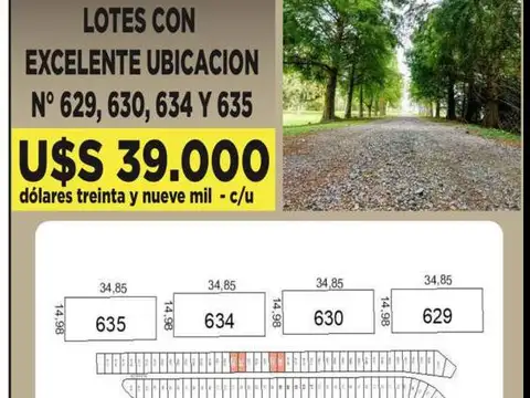 Terreno en Venta 14  mts Frente