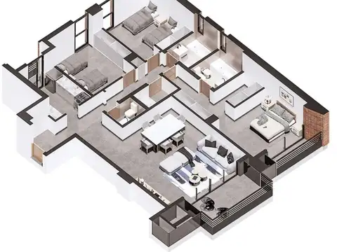 Departamento en Venta de 4 ambientes