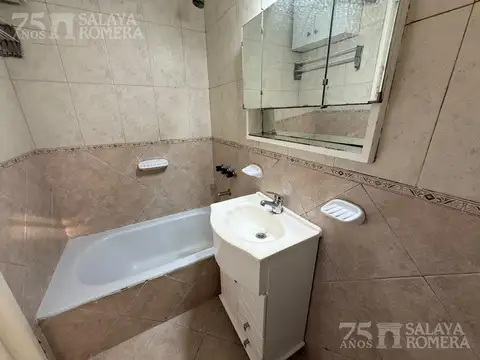 Departamento 2 ambientes con 1 baño