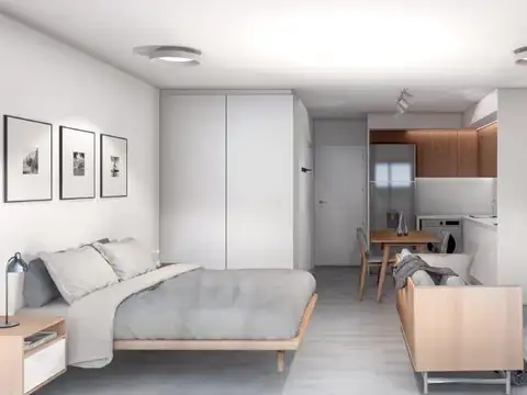 Departamento 2 ambientes con 1 baño