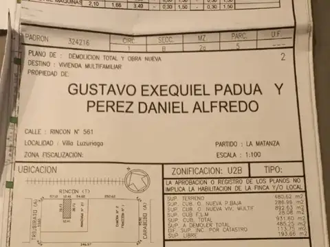 Terreno en Venta, FOT 2,25