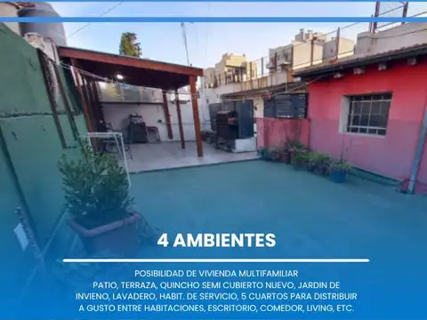 VENTA - PH - Floresta - quincho - patio - multifamiliar - PERMUTA - terraza