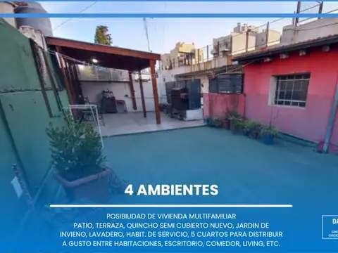 VENTA - PH - Floresta - quincho - patio - multifamiliar - PERMUTA - terraza