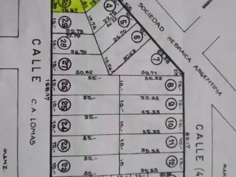 VENTA LOTE DE VICENZO CHICO