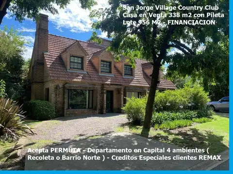 SAN JORGE VILLAGE Country Club - Casa con Pileta