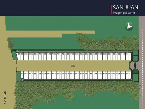 Venta lote al rio Barrio Náutico San Juan. Villanueva