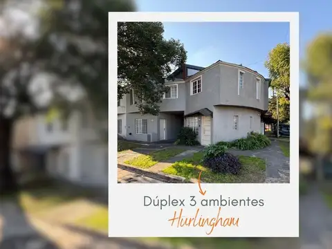 Dúplex 3 ambientes venta Hurlingham Apto crédito