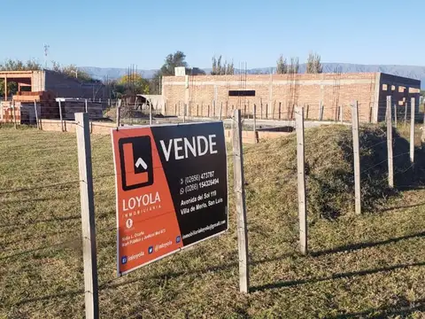 Lote ubicado a 400 mts del balneario Santa Rosa Rio Conlara