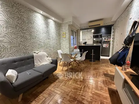 Departamento 2 ambientes con 1 baño
