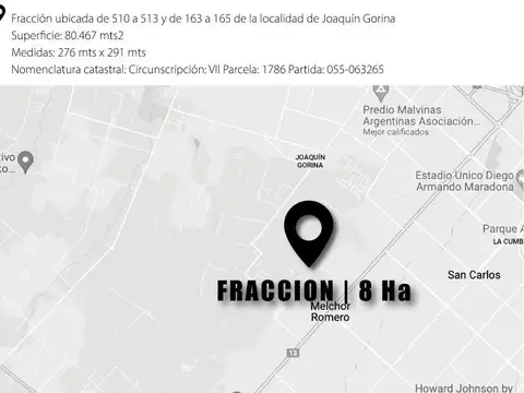 Terreno en Venta en Joaquín Gorina, USD 590.000