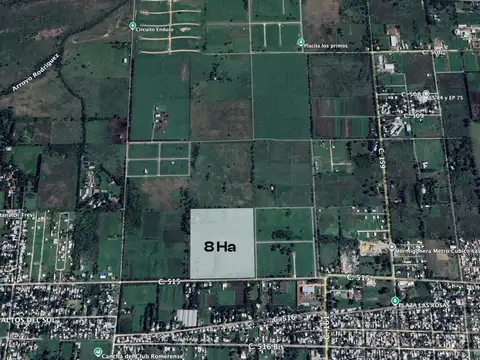 Fracción en VENTA | 8 hectáreas | 515  e/ 161 y 167 J. Gorina