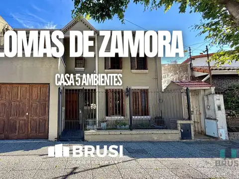 VENTA CASA 5 AMBIENTES - LOMAS DE ZAMORA