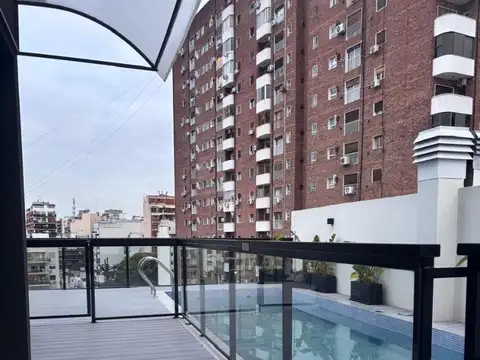 Departamento 2 ambientes con 2 baños