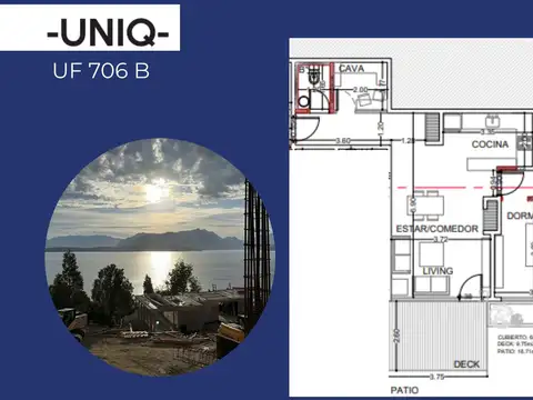 Departamento en Venta con 1 cocheras