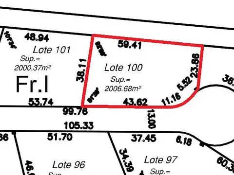 Terreno en Venta 50  mts Fondo