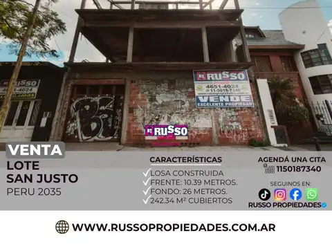 Venta lote San Justo