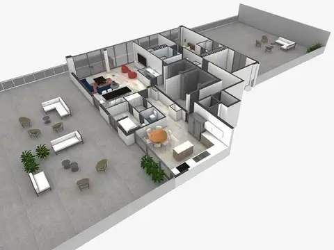 Departamento en Venta de 5 ambientes