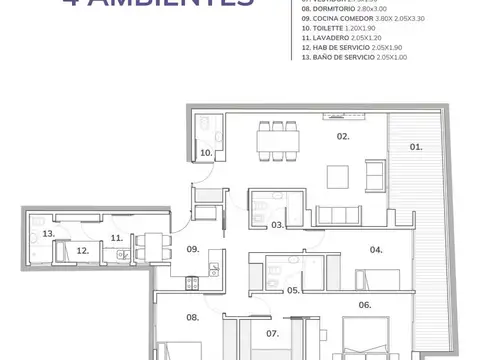 Departamento en Venta al Este