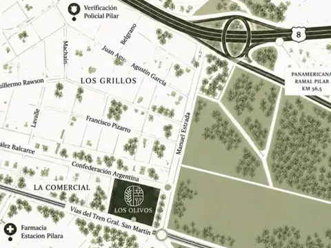 Los Olivos, Confederación Argentina y General José Rondeau
