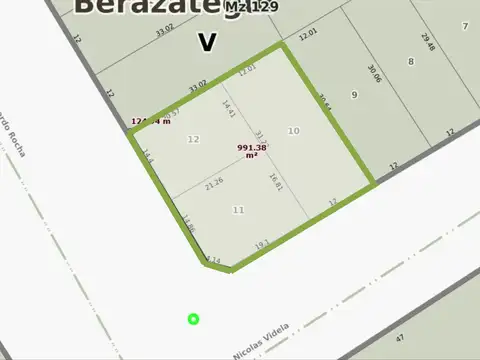 Terreno en Venta de 1000,0 m2