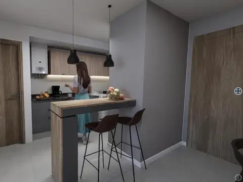 Departamento en Venta de 1 dormitorio