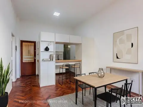 Departamento 2 ambientes. Piso único (Zona Uade)