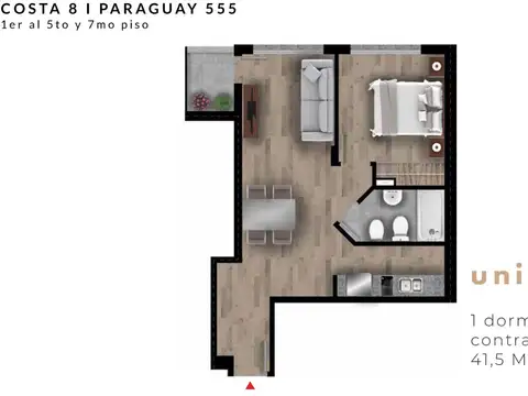 Paraguay 555 1º 01 | Paraguay 500