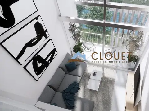 Departamento 2 ambientes con 1 baño