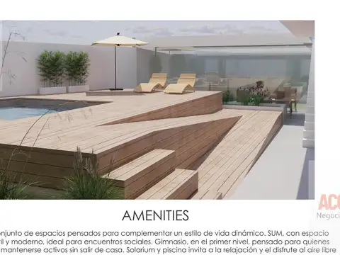 Departamento en Venta de 1 dormitorio