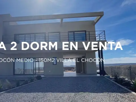 CASA 2 DORMITORIOS EN VENTA EN CHOCÓN MEDIO