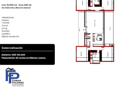 Casa quinta a estrenar llave en mano Ramallo