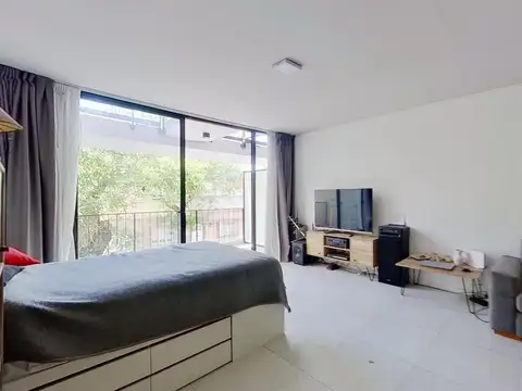 Monoambiente divisible con balcón aterrazado. Saavedra.
