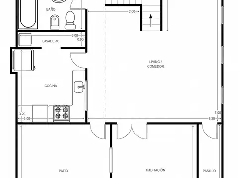 Depto Tipo Casa en Venta de 3 dormitorios