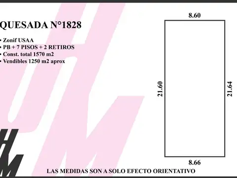 Terreno en Venta en Núñez, USD 1.080.000