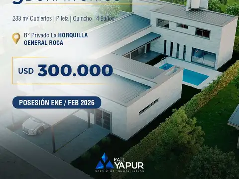 CASA EN VENTA, B° PRIVADO LA HORQUILLA, GRAL ROCA