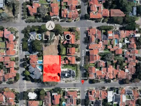 Terreno en Venta 43  mts Fondo