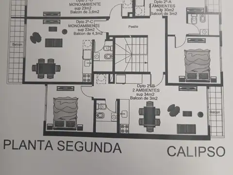 Departamento 2 ambientes con 1 baño